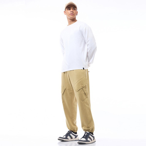 Pantalon de jogging de base personnalisé fabricant de pantalons pour hommes 100% pantalon de survêtement en coton pantalon de survêtement Hip Hop coupe-vent ample - Product Image 2