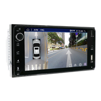 Écran d'affichage universel Toyota 7'1 pouces, modèle ultra-fin/2 Din, CarPlay et Android Auto, connexion sans fil, mise à niveau stéréo.