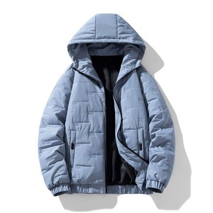Chaqueta acolchada Formal recubierta de alta calidad para hombre, impermeable, a prueba de viento, con logotipo personalizado, bordado, venta al por mayor - Product Image 1