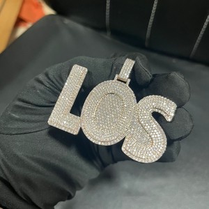 Ice Out Zircon Pavé Grand Coeur Pendentif Hip Hop Bling Collier Bijoux Élégants Cadeau pour Hommes Femmes Flashy Rap Déclaration - Product Image 2