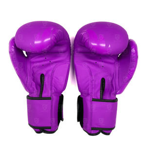 Premium Quality Professional Boxing Gloves High-End Leather Custom Logo Comfortable Hand Grips Breathable Adjustable <b>Wrist</b> <b>Strap</b> - Product Image 3