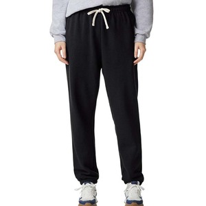 Pantalones casuales de lana sólida para hombres Pantalones sueltos con cordón Pantalones deportivos de lana Pantalones - Product Image 1