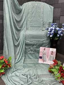 Vêtements d'extérieur pour femmes de qualité supérieure Salwar Kameez pakistanais avec Dupatta assorti disponible en quantité en vrac d'Inde - Product Image 3