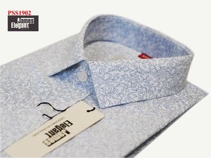 Chemises à manches courtes pour hommes de qualité supérieure OEM Chemise en coton anti-boulochage pour hommes de coupe régulière fabriquée au Vietnam - Product Image 3