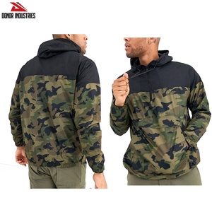 Cortavientos ligero de alta calidad para hombre, chaqueta de lluvia impermeable personalizada para otoño e invierno con capucha de lona transpirable, traje con soporte - Product Image 3
