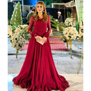 Vestido de Fiesta Formal para la Noche, Corte A, Satén, Cintura Imperio, Escote Redondo, Mangas Cortas, Decoración de Encaje Floral, Talla XL, Largo hasta el Suelo - Product Image 4