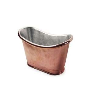 Venta caliente antigua doble zapatilla bañera de cobre independiente con base inclinada y baño de lujo con faldón al por mayor para Baño - Product Image 6