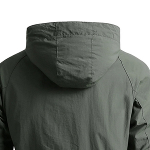 Vestes coupe-vent pour hommes grande taille veste de chasse en toile imperméable et coupe-vent style hiver avec col montant du Pakistan - Product Image 6