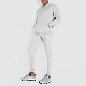 Ensemble de sweat à capuche deux pièces sweat-shirt fabriqué en 100% coton de haute qualité survêtement décontracté ensemble de vêtements de sport pour hommes avec motif de logo personnalisé - Product Image 1