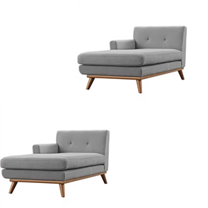 Moderno de alta calidad de dos plazas Chaise Lounge Tamaño personalizable Color para Hotel Apartamento Living Nueva colección Sala de estar - Product Image 3