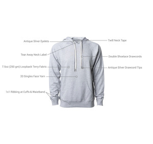 Sudaderas con Capucha para Hombre, Color Doble Tono, Personalizadas al por Mayor, Bolsillos Tipo Canguro, Felpa de Algodón, Sudadera con Capucha y Cordón para Hombre - Product Image 6