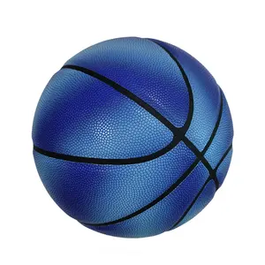 핫 세일 농구 크기 7 흡습성 Pu 농구 야외 실내 훈련 바구니 공 사용자 정의 로고 전체 판매
