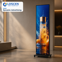 Affichage LED couleur pleine résolution 8K pour intérieur avec étanchéité IP65 et luminosité de 800 cd pour la publicité commerciale