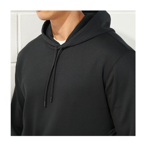 Venta caliente al por mayor de los hombres de color negro transpirable de manga completa sudaderas con capucha disponibles en diseño personalizado con logotipo - Product Image 5