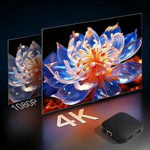 Boîtier TV Q8 Amlogic S905Y4 Quad Core Android 14.0 4 Go de RAM 32 Go de ROM Lecteur multimédia intelligent <span class=keywords><strong>4K</strong></span> IATV Wi-Fi double bande BT5.0 Télécommande vocale - Product Image 3