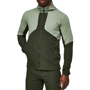 Conjunto de Chaqueta Deportiva Ligera de Poliéster y Elastano Personalizada de Alta Calidad y Popular para Hombre, Chándales 2026 - Product Image 3