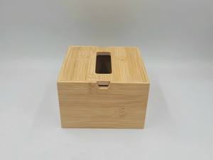 Boîte à mouchoirs en bois de bambou papier artisanat bois de bambou matériel ustensiles de cuisine maison rustique écologique 2024 - Product Image 5