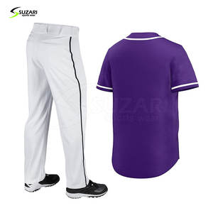 Equipo juvenil desgaste precio barato uniforme de béisbol superventas OEM servicio diseño uniforme de béisbol - Product Image 2