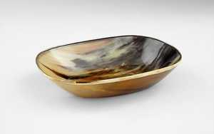 Bol rond en corne écologique de haute qualité pour servir des nouilles à soupe Prix des ustensiles de cuisine - Product Image 3