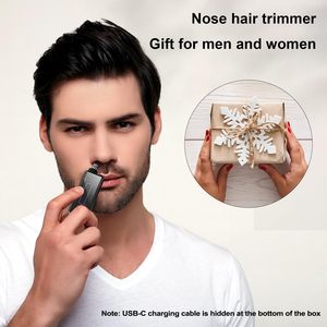 Recortador de Vello Nasal Profesional a Prueba de Agua, Herramienta de Plástico Recargable por USB, Portátil, para Hombres y Mujeres, para Uso en Autocaravanas y Viajes, Regalo - Product Image 4