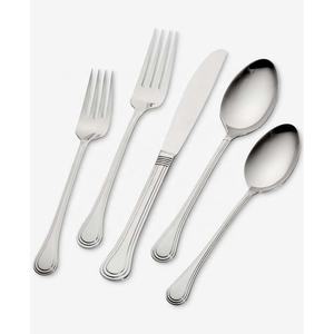 Acier inoxydable Argent Mat Poli Brillant Métal Personnalisé Doublure épaisse Poignée Argenterie de luxe Ensemble de couverts - Product Image 2