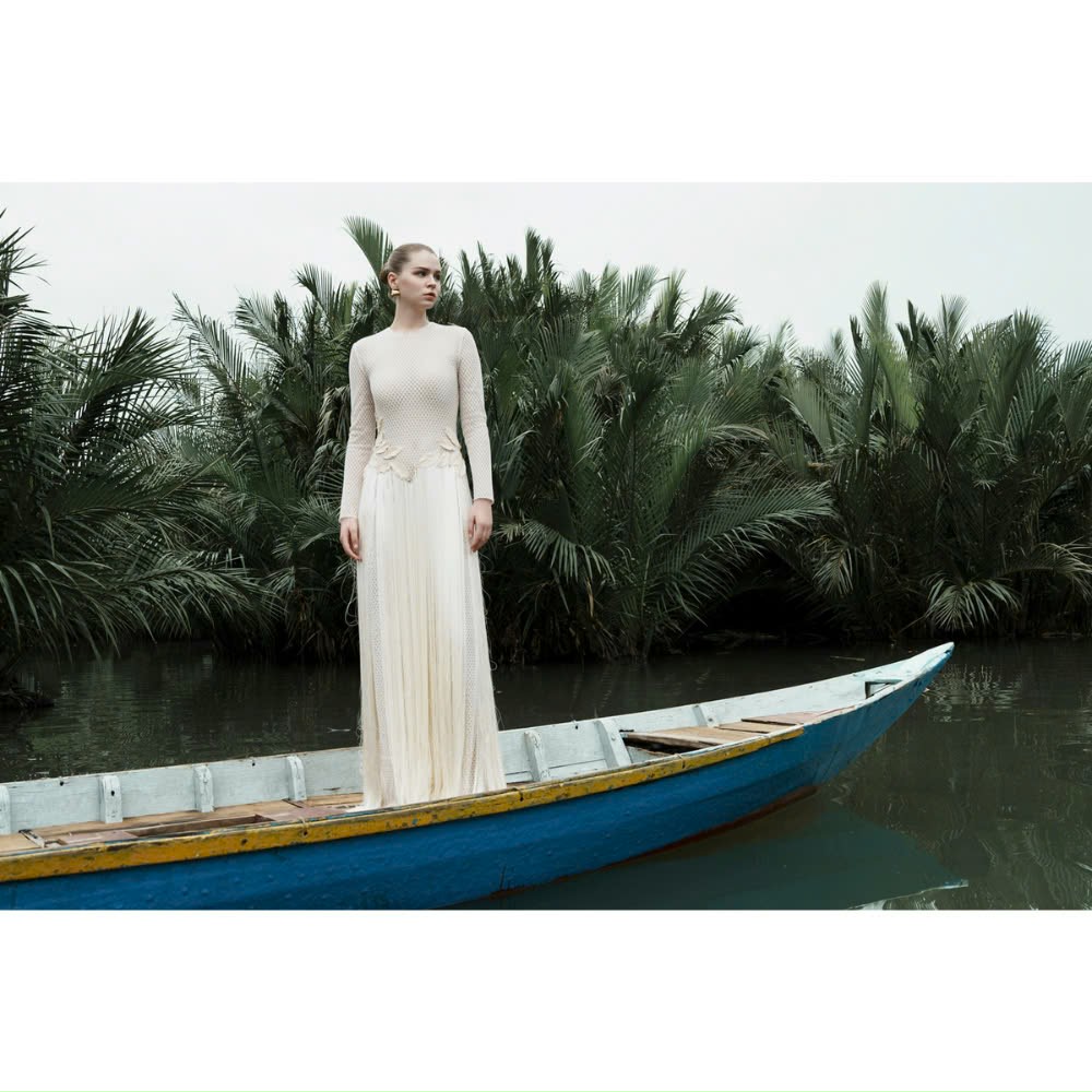 Larissa Long Dress - Elegant Relief Clothes for Women