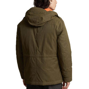 Fashionable Men's Long Winter Smock <b>Jacket</b> Heavyweight Breathable Hooded <b>Weatherproof</b> for Cold Weather - Product Image 2
