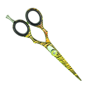 Vente en gros de ciseaux de coiffeur avec lames en acier métallique tranchantes Ciseaux de coiffure de beauté avec repose-doigt réglable - Product Image 5