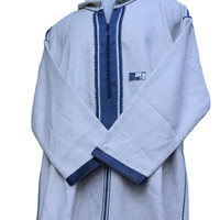Faslı Djellaba Sonbahar Kış Thobe Özel Tasarım Hazır Giyim Keten İpek Yün Polyester Yetişkinler Nefes Alabilen Kısa Günlük Erkek