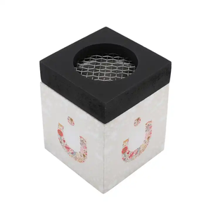Support de brûleur Bakhoor de bonne qualité forme carrée support de brûleur d'encens écologique pour cadeau de mariage au prix de gros - Product Image 1