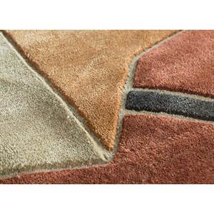 พรมขนสัตว์วิสโคสสีเบจและสีน้ำตาลทำมือ Archetype รุ่น Top-9506 รูปทรงสี่เหลี่ยมผืนผ้าขนาดใหญ่ สำหรับห้องโถงบ้าน ลายแบบนามธรรม เหมาะสำหรับปูพื้นห้อง - Product Image 2