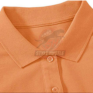 Camiseta polo de color sólido para mujer adulta, talla grande, camiseta polo para verano, camisetas polo hechas en Pakistán - Product Image 3
