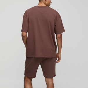 Ensembles courts élégants pour hommes 100% coton écologique imprimé respirant séchage rapide tenue d'été confortable tendance prix bas - Product Image 2