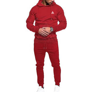 Haute qualité hommes coupe régulière 100% coton respirant écologique hiver survêtements Jogging porter des options de taille plus - Product Image 1
