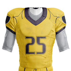 Maillots de football américain personnalisés de haute qualité, manches courtes, 100% polyester, séchage rapide, antibactérien, respirant, en vente - Product Image 4