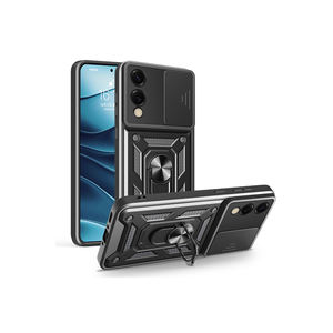 Étui coulissant magnétique avec protection caméra pour Samsung Galaxy S25 Edge Google Pixel – Coque robuste en silicone anti-traces de doigts - Product Image 1