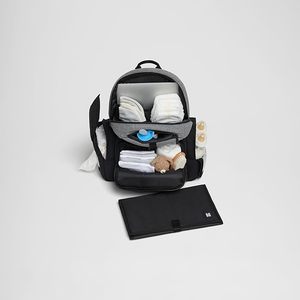 HUGGIES Fashionable Day Pack Diaper Backpack with <b>Changing</b> Pad for Mommy Travel Maternity & Nappy <b>Bag</b> Use - Product Image 4