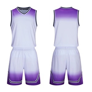 Maillot de basket-ball double face pour hommes et enfants Uniforme de sport à séchage rapide Respirant et élégant Ensemble pour enfants - Product Image 1