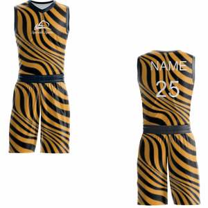 Uniformes de basket-ball respirants personnalisés fabriqués sur commande ensembles de vêtements de basket-ball pour les équipes uniformes de basket-ball des joueurs - Product Image 3