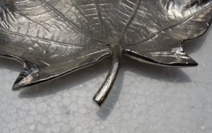 Plateau décoratif en aluminium plaqué or de haute qualité Design de luxe et moderne pour la maison jardin service de noël métal argenté - Product Image 6