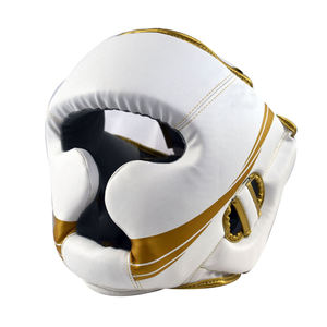 Protector de cabeza de cuero de espuma flexible de alta calidad para boxeo, MMA y Muay Thai - Product Image 2
