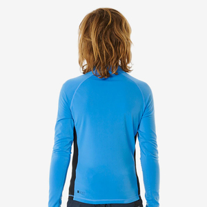 Camisetas de Manga Larga de Secado Rápido para Gimnasio y Fitness para Niños, Protección Solar UPF50+, Antibacterianas, Color Azul, Cuello Redondo, BJJ, Ecológicas - Product Image 2