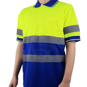 Polos de hombre de talla grande más vendidos, polos de manga corta, transpirables, reflectantes, con patrón de seguridad, a precios muy baratos - Product Image 4