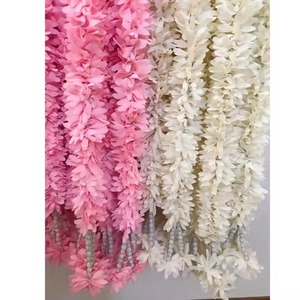 Jasmine Peral Bunch cadena colgante de pared auténtica decoración de boda india escenario telón de fondo fiesta Real Look guirnaldas - Product Image 4