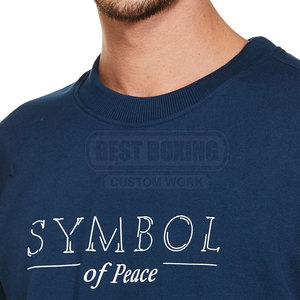 Sudadera para hombre con costuras duraderas y ajuste relajado para la comodidad diaria Sudadera para hombre con detalles de costura lateral - Product Image 3