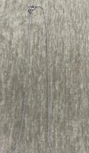 Magnifique collier en argent 925 avec diamant moissanite pour femmes, 22 pouces - Product Image 5