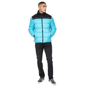 แจ็กเก็ตขนปลาปักเป้าสำหรับผู้ชายแจ็กเก็ตขนฟูของผู้ชายสไตล์สตรีทให้ความอบอุ่นทำจากโพลีเอสเตอร์มีการออกแบบและขนาดที่กำหนดเองได้ - Product Image 5