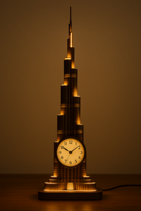 Artisanat en bois poli Lampe de table Horloge Boîtes Signes muraux à des fins décoratives - Product Image 1