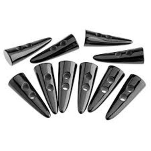 Botones de Cuerno de Búfalo Pulidos Artesanalmente, Arte Popular, Origen India, Botones de Costura de 2 Agujeros para Ropa por Tradebit - Product Image 5