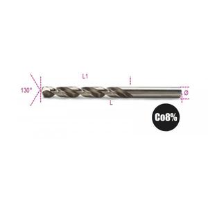 Brocas cortas helicoidales totalmente rectificadas con vástagos cilíndricos multiusos (paquete múltiple), 8%, con mangos cilíndricos - Product Image 1